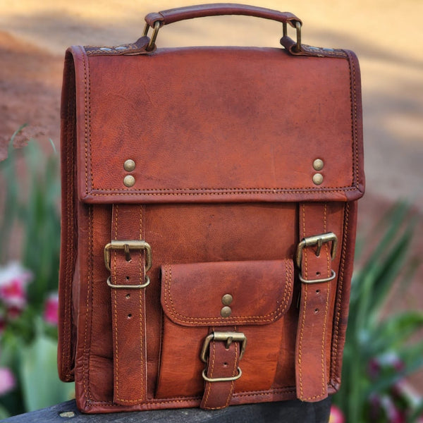 Waterloo 11 GT Goat Hide Leather Bag & Backpack