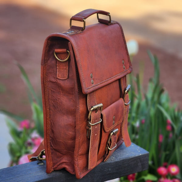 Waterloo 11 GT Goat Hide Leather Bag & Backpack