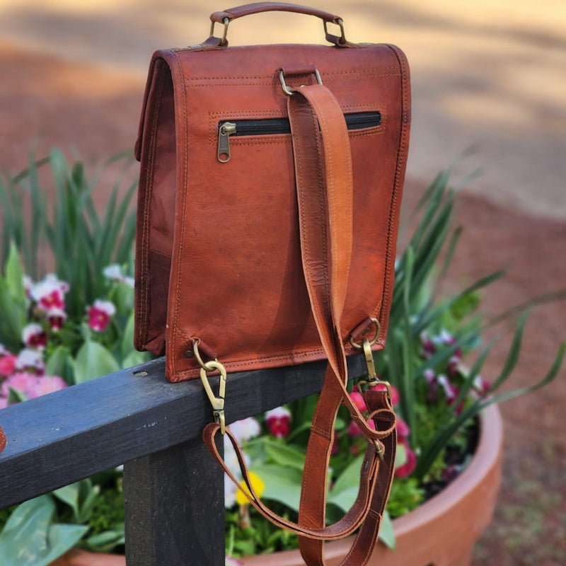 Waterloo 11 GT Goat Hide Leather Bag & Backpack