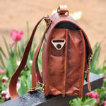 Load image into Gallery viewer, ALAMO 12 INCH GOAT LEATHER SATCHEL AND BACKPACK
