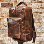 Load image into Gallery viewer, SYDNEY BUFFALO BACKPACK - BROWN
