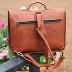 Load image into Gallery viewer, ALAMO 16 Inch Goat hide Satchel &amp; Backpack 
