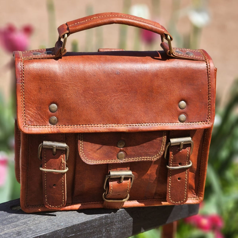 Conductor 9 inch Leather Every Day Transit Bag