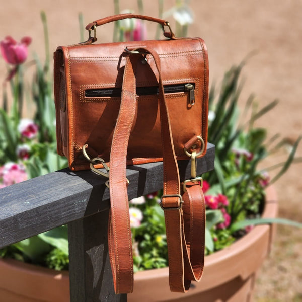 Conductor 9 inch Leather Every Day Transit Bag