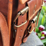 Load image into Gallery viewer, The Marshal 9 inch Goat Hide Transit Bag &amp; Backpack

