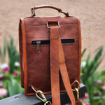 Load image into Gallery viewer, The Marshal 9 inch Goat Hide Transit Bag &amp; Backpack
