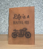 Lade das Bild in den Galerie-Viewer, Tagebuch A Beautiful Ride Handmade Natural Leather

