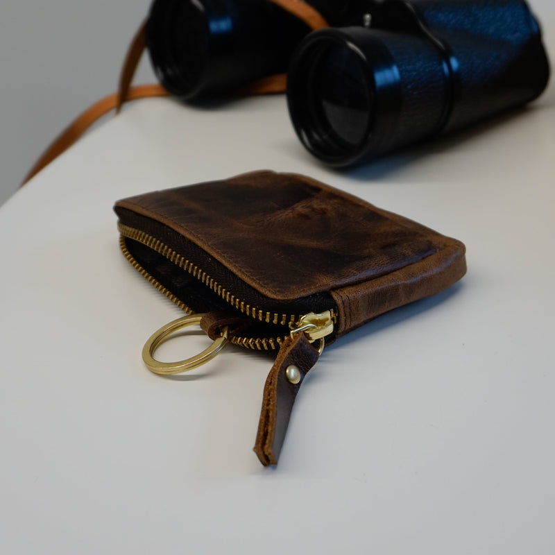 Berlin Key Pouch Waxed Buffalo Hide