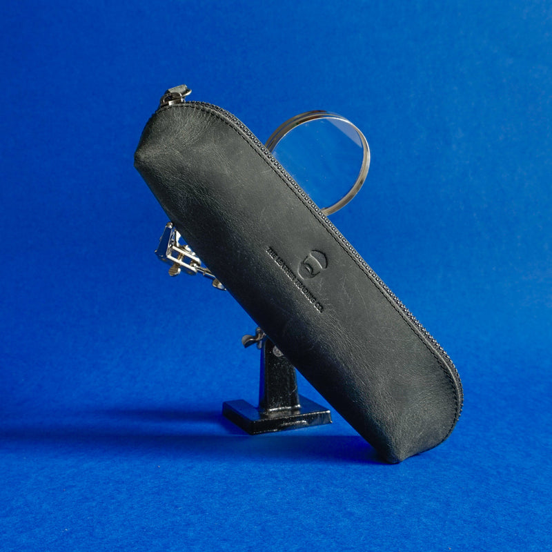 Bondi Pencil Case Cowhide Black