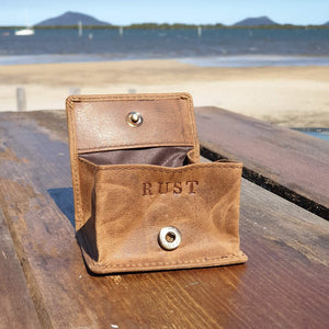 Chase - Compact Buffalo Leather Coin Pouch - The Leather Trading Co.