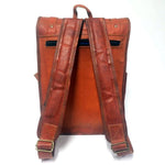 Load image into Gallery viewer, The Tank 14 Inch Indiana Jones Goat Leather Roll Top Backpack
