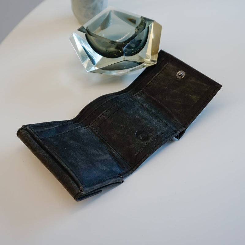 Glebe Wallet Cowhide Black