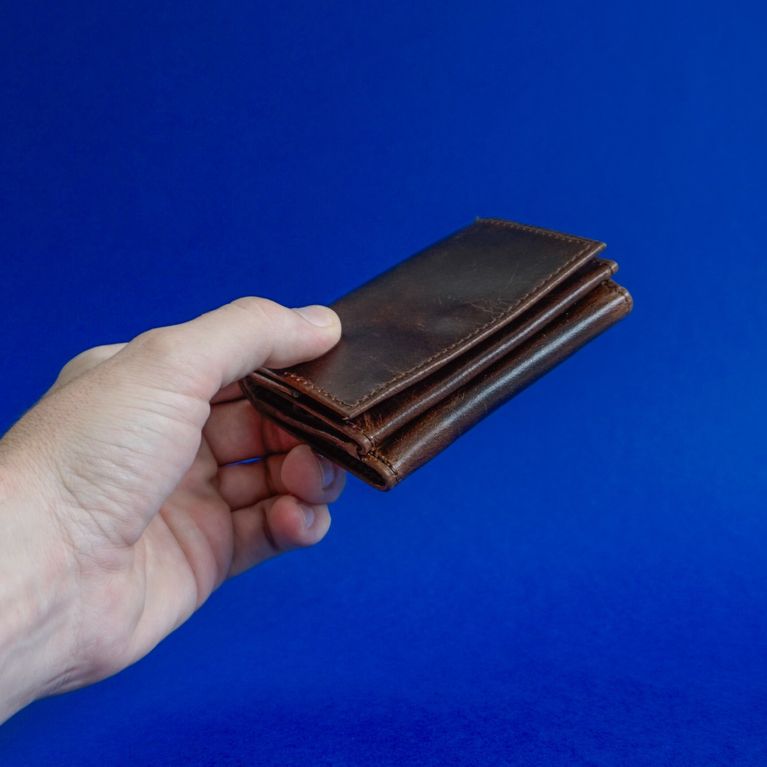 Glebe Wallet Waxed Buffalo Hide