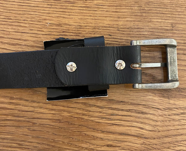 Buffalo Hide Black Belt 25mm