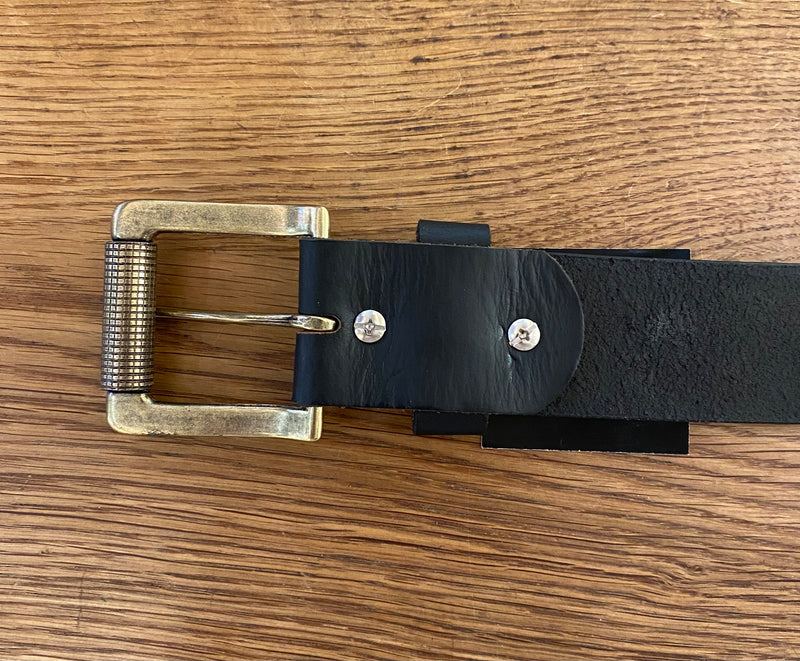 Buffalo Hide Black Belt 40mm