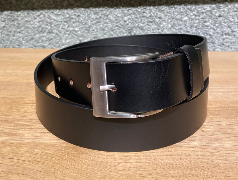 Buffalo Hide Black Formal Belt 40mm