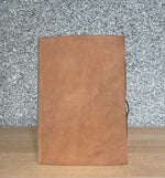 Cargar imagen en el visor de la galería, Think Like a Proton Handmade Natural Leather Journal
