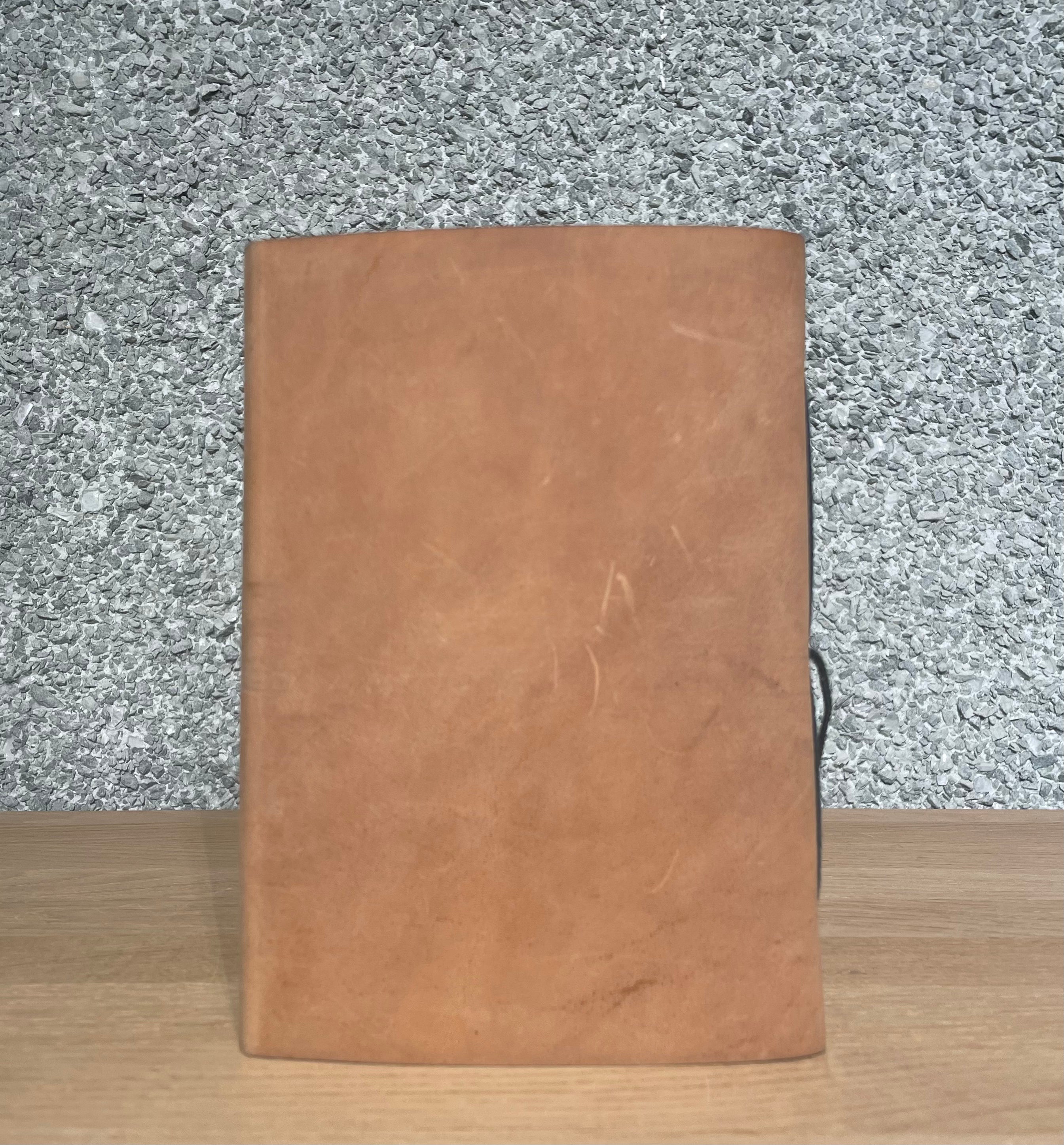 A Beautiful Ride Handmade Natural Leather Journal