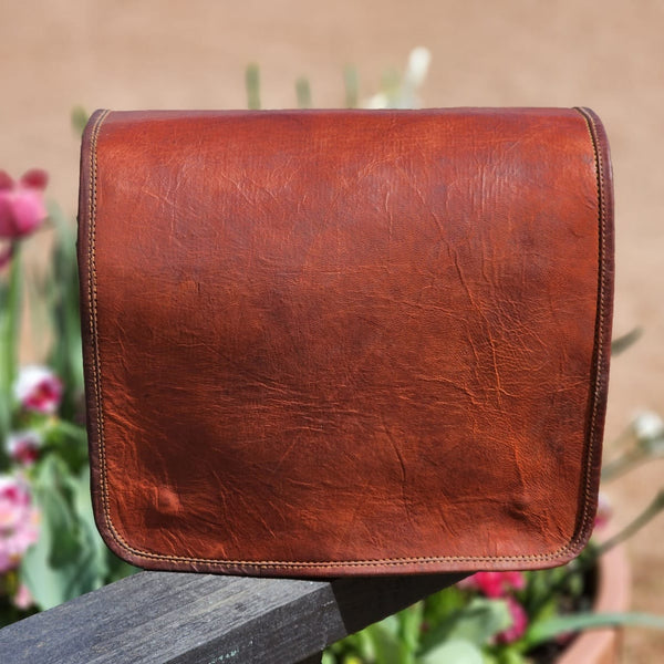 Mascot 16 GT- Full Grain Leather Messenger Full Flap Satchel Bag