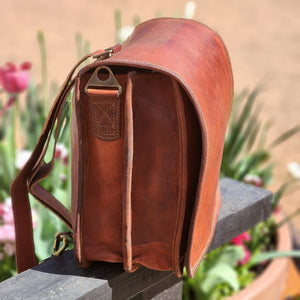 Mascot 16 GT- Full Grain Leather Messenger Full Flap Satchel Bag