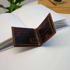 Mascot Wallet Waxed Buffalo Hide