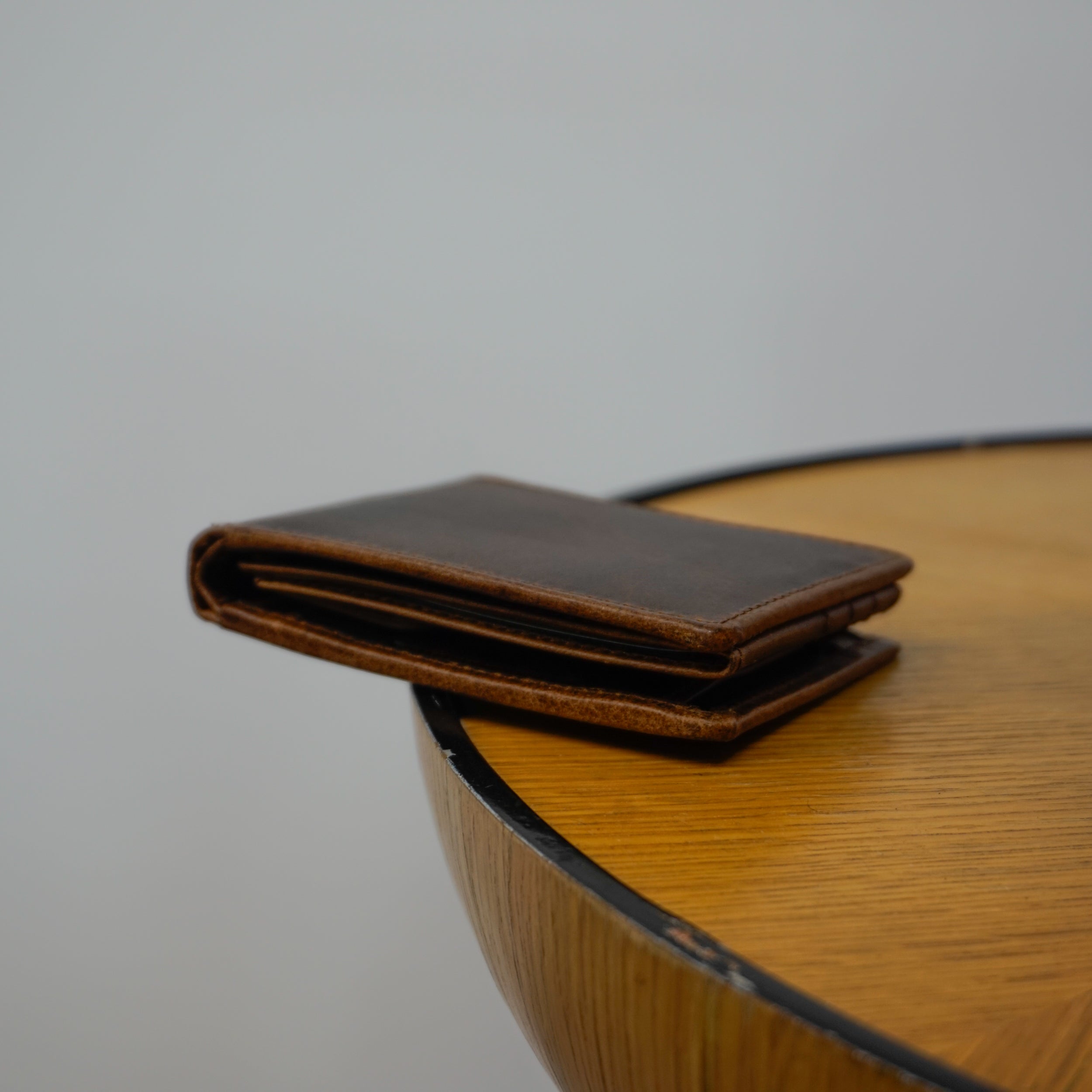 Mascot Wallet Waxed Buffalo Hide
