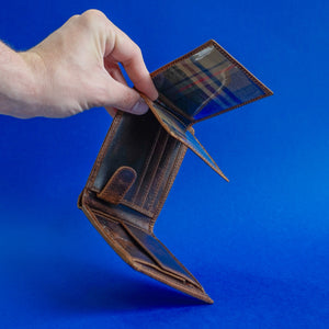Mascot Wallet Waxed Buffalo Hide