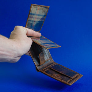 Mascot Wallet Waxed Buffalo Hide
