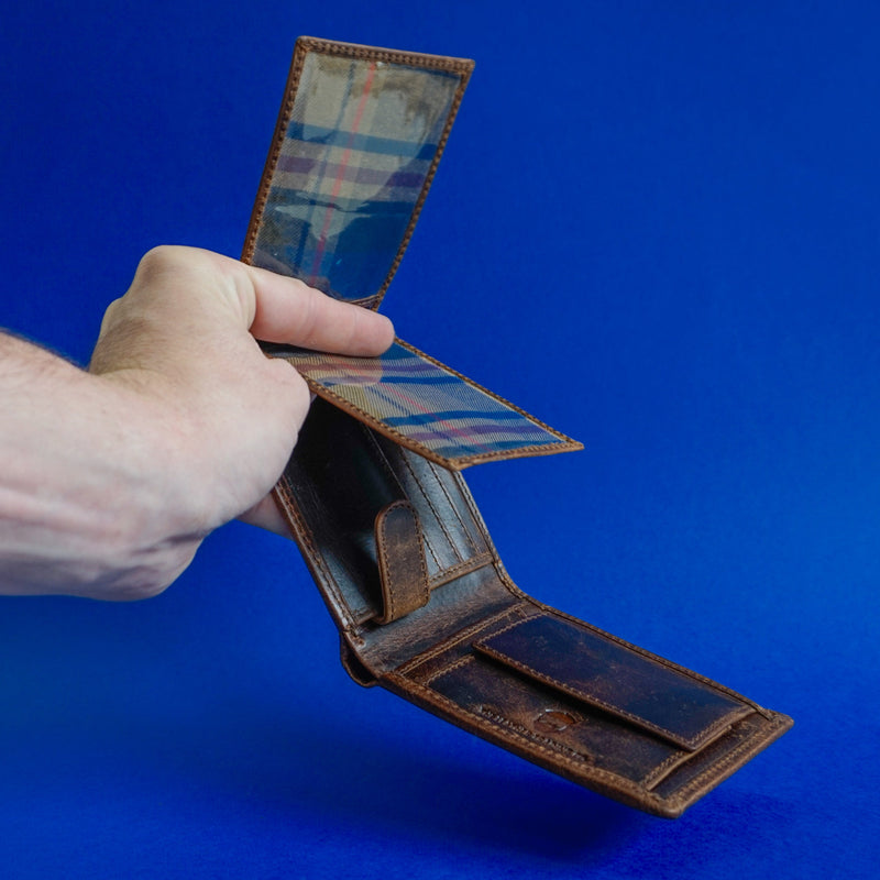 Mascot Wallet Waxed Buffalo Hide