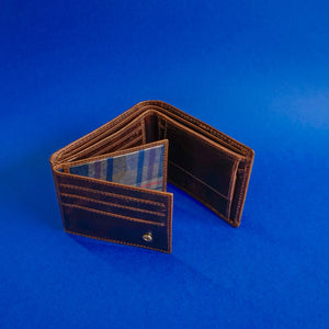 Mascot Wallet Waxed Buffalo Hide