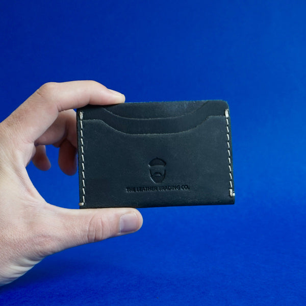 Minto Card Wallet Cowhide Black