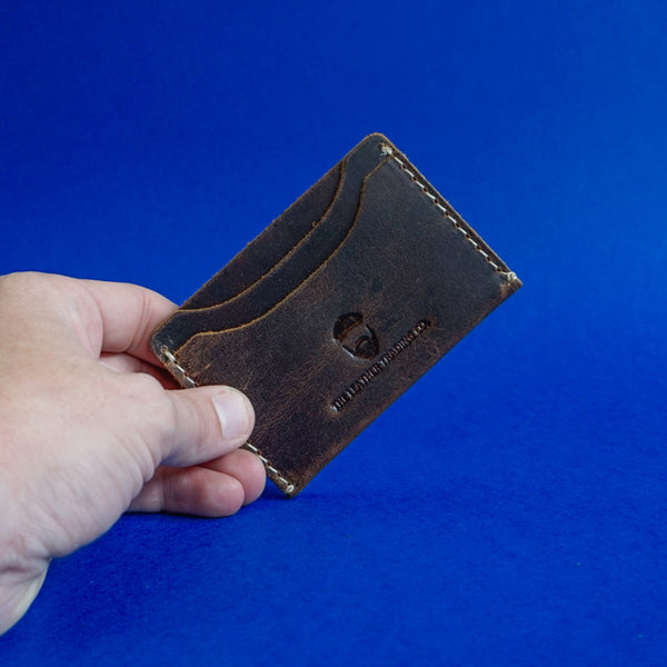 Minto Card Wallet Waxed Buffalo Hide
