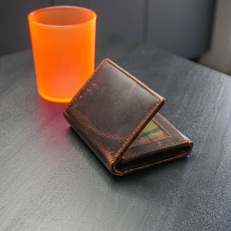Newport Wallet Waxed Buffalo Hide