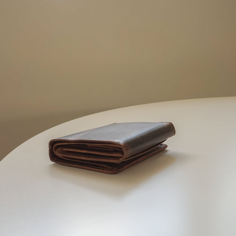 Newport Wallet Waxed Buffalo Hide