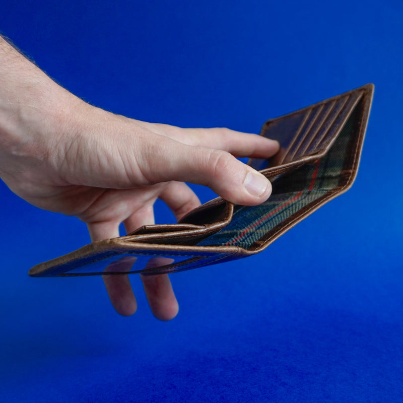 Newport Wallet Waxed Buffalo Hide