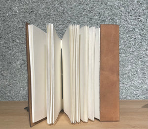 Think Like a Proton Handmade Natural Leather Journal