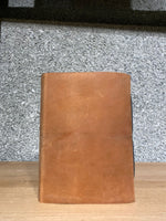 Charger l&#39;image dans la galerie, Owl on a Branch Handmade Natural Leather Journal
