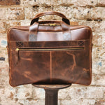 Load image into Gallery viewer, PYRMONT 16-BUFF-ZIP-LAPTOP BAG-BROWN
