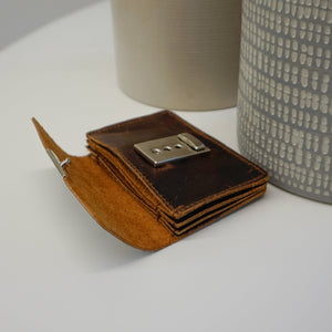 Randwick Clip Wallet Waxed Buffalo Hide