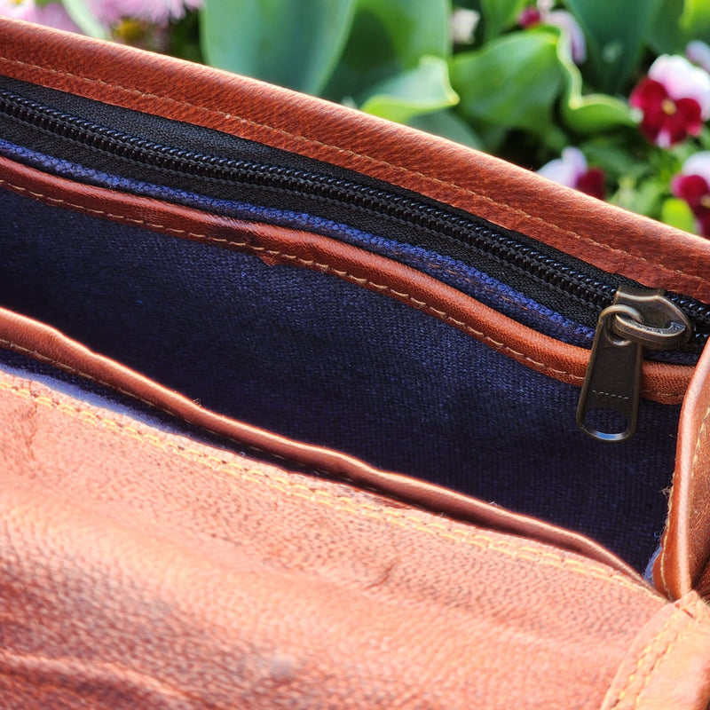 Victoria 9 GT Goat Leather Saddle Bag