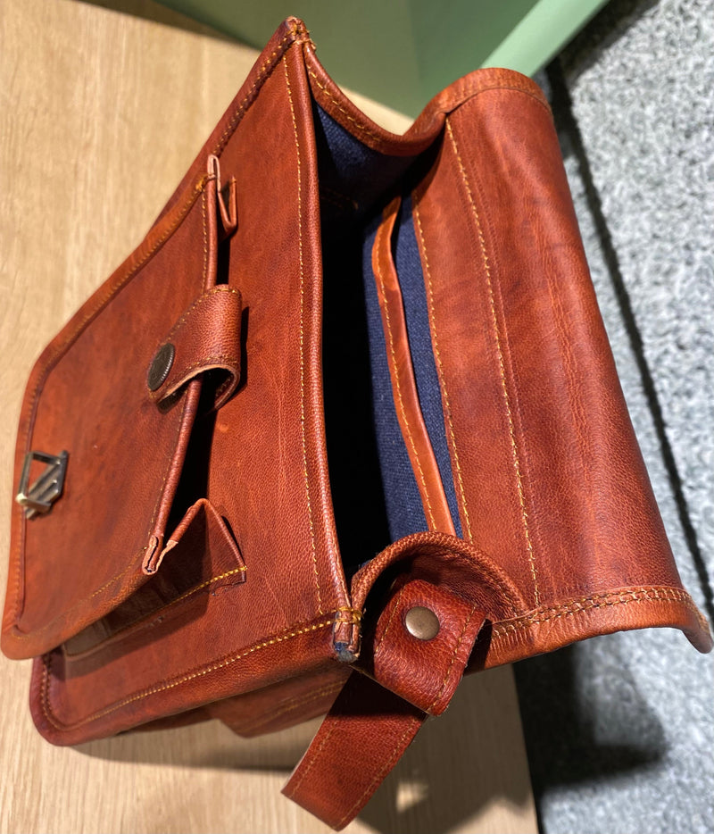 Singleton 9 Goat Leather Field Bag