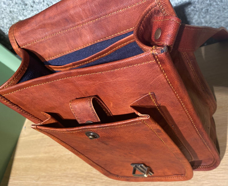 Singleton 9 Goat Leather Field Bag