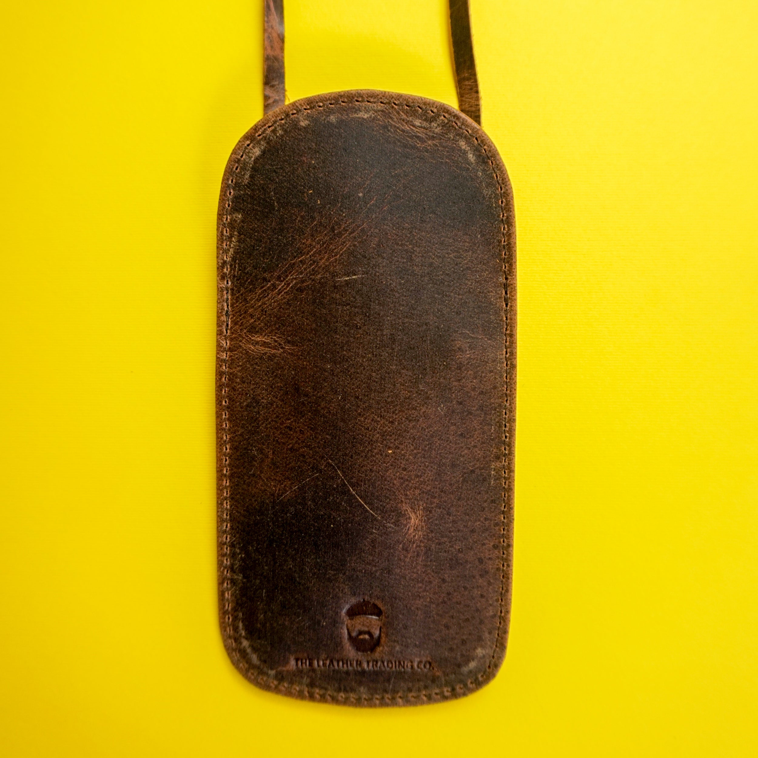 Slip Inn Glasses Case Waxed Buffalo Hide