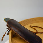 Cargar imagen en el visor de la galería, Slip Inn Glasses Case Waxed Buffalo Hide
