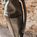 Load image into Gallery viewer, TAZZIE 18INCH-BUFFALO-ROLLTOP-BLACK-BACKPACK
