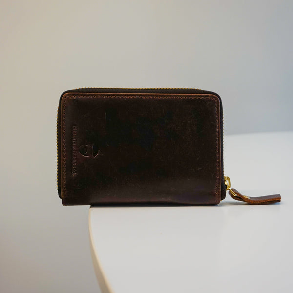 Tassie Wallet Waxed Buffalo Hide