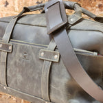Load image into Gallery viewer, ULURU 50CMM BUFFALO TRAVEL AND GYM DUFFLE BAG - BLACK
