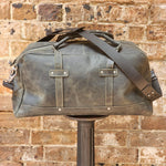 Load image into Gallery viewer, ULURU 50CMM BUFFALO TRAVEL AND GYM DUFFLE BAG - BLACK
