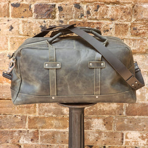 ULURU 50CMM BUFFALO TRAVEL AND GYM DUFFLE BAG - BLACK