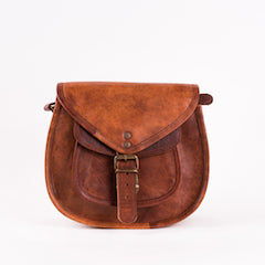 Victoria 9 GT Goat Leather Saddle Bag